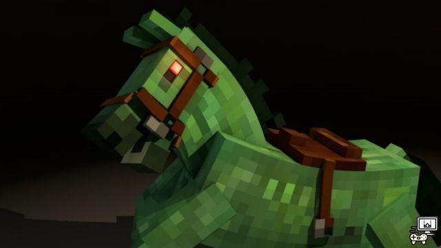 How to summon a zombie horse in Minecraft?